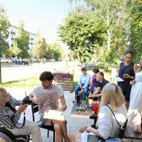 Акция в поддержку будущих предпринимателей